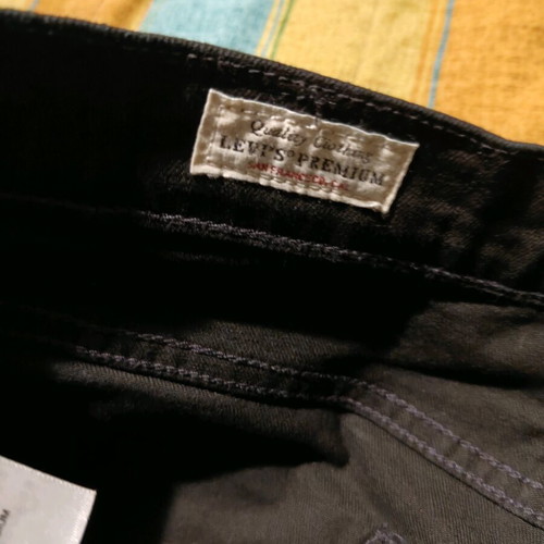 Levi's 501 men's black jeans regular straight fit, new