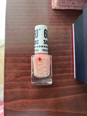 Pink nail polish Dust and Cream new