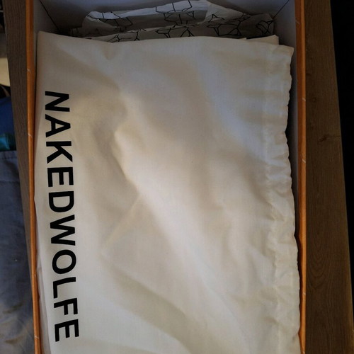 Naked Wolfe women's sneakers new, size 38, black and white