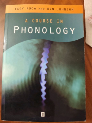 A Course in Phonology book like new in English