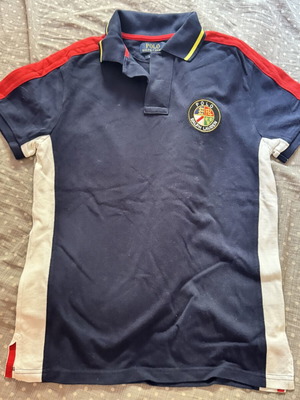 Polo μπλουζάκι Ralph Lauren καινούργιο, ανδρικό XS, μπλε και κόκκινο
