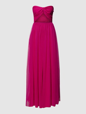 Lace & Beads fuchsia dress like new, size S-M, cut out design