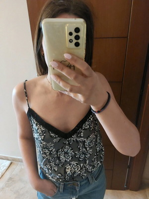 Attrattivo sleeveless top like new, size Small, gray