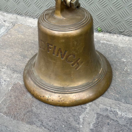 Bronze nautical bell used Goldfinch 29x28 cm