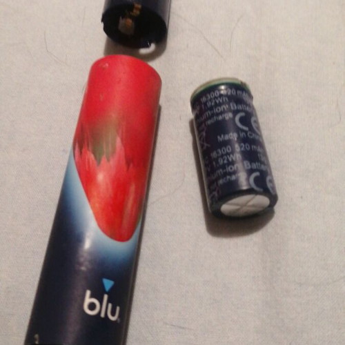 Blu electronic cigarette with accessories