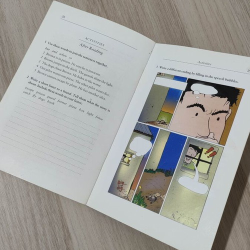 Escape book used, English graded reader by Phillip Burrows and Mark Foster