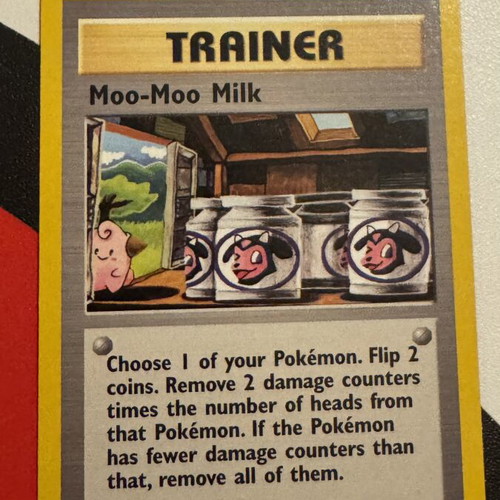 Pokémon Moo Moo Milk Neo Genesis Card like new 101/111