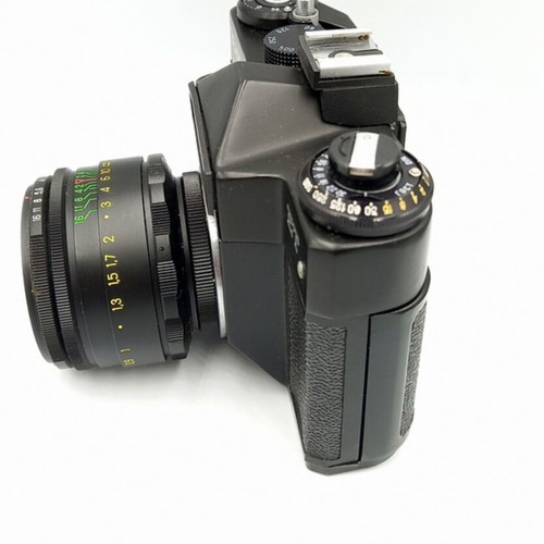 Zenit ET Helios 44M-2 camera used with case
