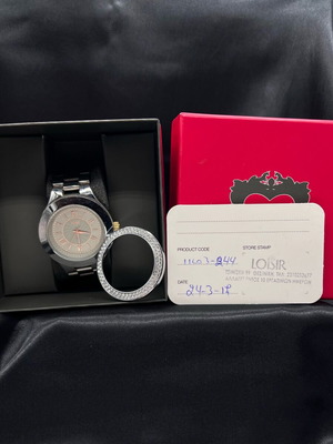 Loisir women's watch used with 2 bezels and stainless steel bracelet
