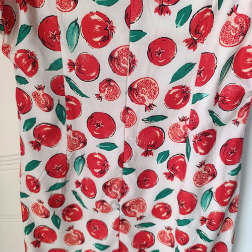 Shein dress new with tag, size L, white and red