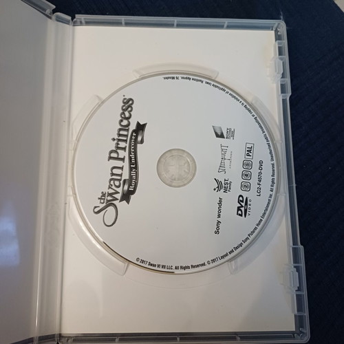 Η Πριγκίπισσα των Κύκνων DVD σαν καινούργιο, μεταγλωττισμένο, δράσης περιπέτεια φαντασίας κινούμενα σχέδια