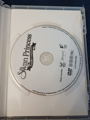 Η Πριγκίπισσα των Κύκνων DVD σαν καινούργιο, μεταγλωττισμένο, δράσης περιπέτεια φαντασίας κινούμενα σχέδια