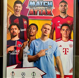 Topps Match Attax 23/24. Album with 450/499 cards. 90%!