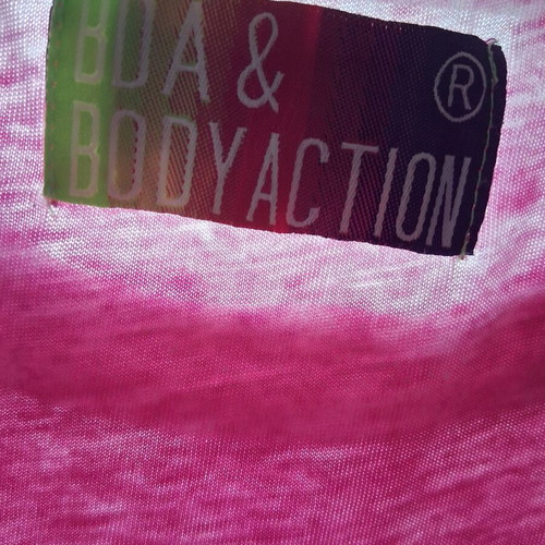 Body Action women's T-shirt used, size small, pink fluorescent