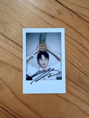 Stray Kids Lee Know Unveil I Am Who signed photo card