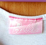  Καλοκαιρινή μπλούζα  Barbie για κορίτσι 9-10 ετών σε χρώμα άσπρο σε άριστη κατάσταση.