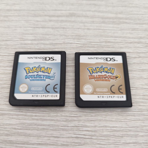Pokemon SoulSilver and HeartGold Nintendo DS games used