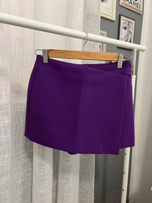 Zara purple pantsuit like new, size S