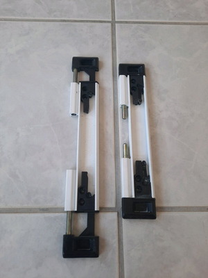 Double locking security locks used for aluminum frames