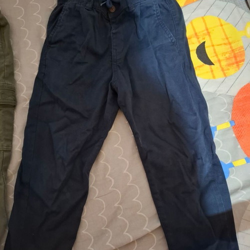 Boys' pants like new, Mayoral, size 110 cm, khaki and blue