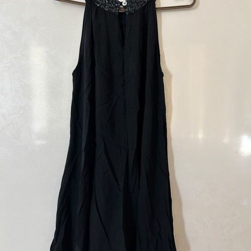 Black sleeveless dress like new, made in Italy, length 74cm
