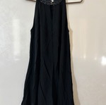 Black sleeveless dress like new, made in Italy, length 74cm