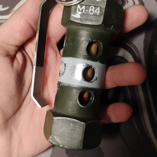 Counter Strike 2 Flash Bang Grenade 3D Printed, Hand Painted
