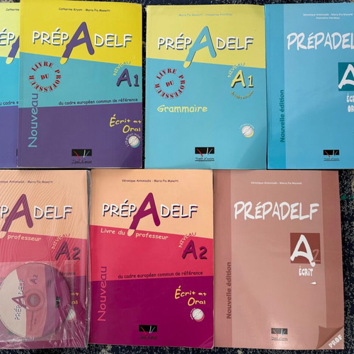 French Language Learning Books like new