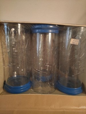 Proplast 6 πλαστικά ποτήρια 80s καινούργια, ελληνικής κατασκευής