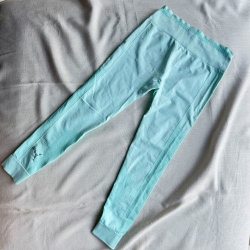 Puma Seamless Training Leggings, turquoise, size S fits XS