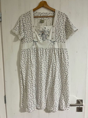 Maternity and nursing nightgown like new, size L, white