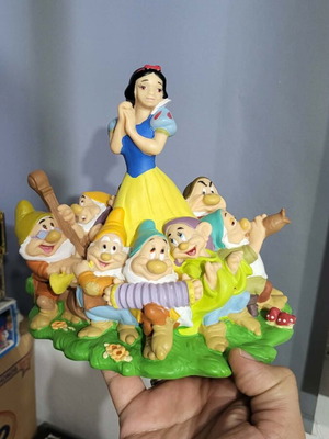 Snow White coin bank figure by Bullyland, missing cover
