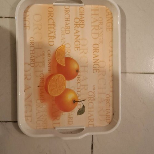 Serving tray used