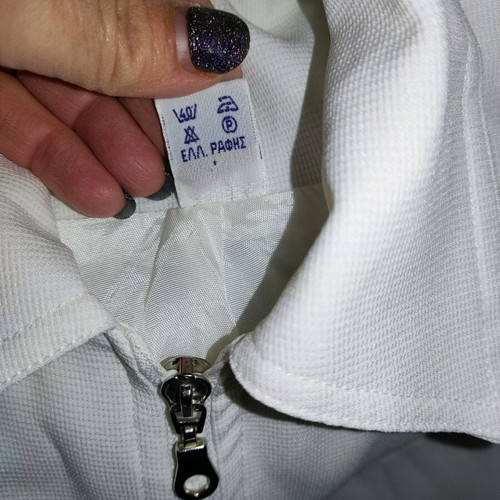 Children's blazer jacket used size 12 Greek made white