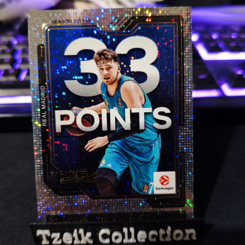 Panini Contenders Euroleague Luka Doncic 33 Points Game card like new