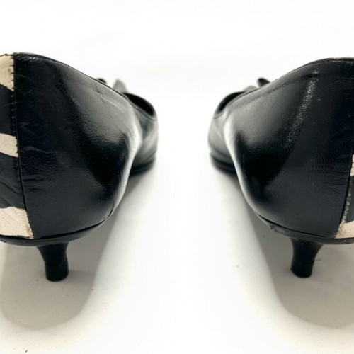 Dolce & Gabbana black and white mid heels used