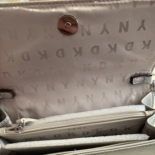 DKNY Mini Purse New Silver Shoulder Bag