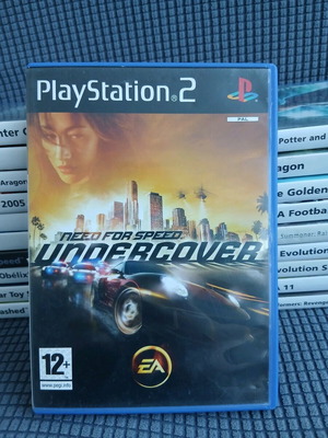 Need for Speed Undercover PS2 game used with manual