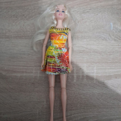 Barbie doll used