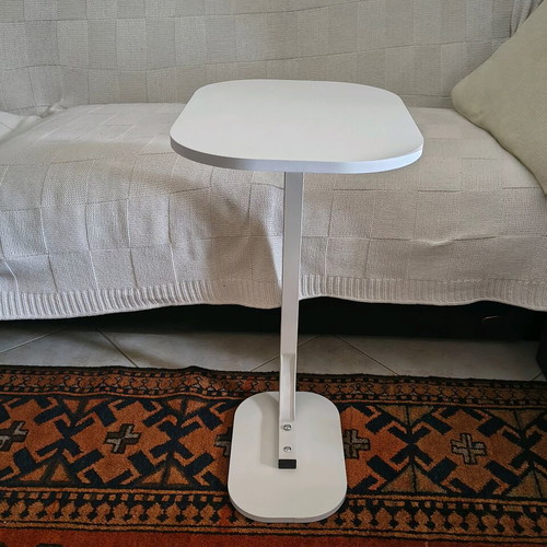 Sofa table new with metal frame and wooden surfaces