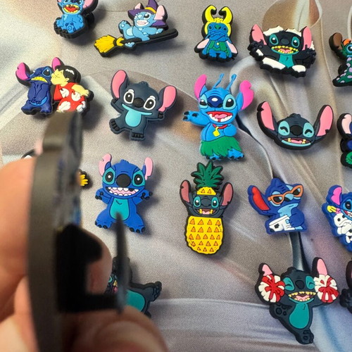 Stitch charms for crocs, pack of 20, like new, multicolor