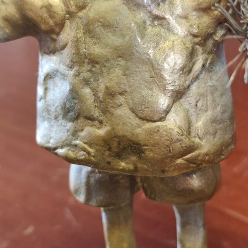 Handmade bronze sculptures, set of 3