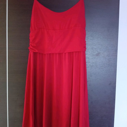 Red mako dress used, size M