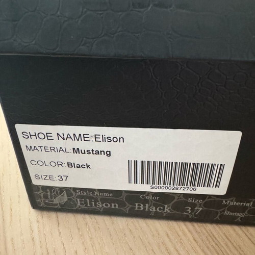Ash black boots like new, size 37