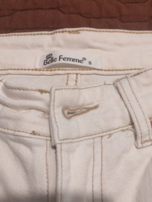 Belle Femme white jeans small like new