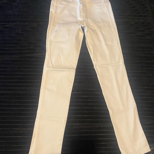 H&M white skinny jeans XS skinny ankle regular waist used with blue mark