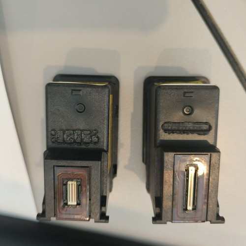 Empty ink cartridges for Canon printer used