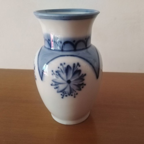 GZHEL small vase new, 12 centimeters