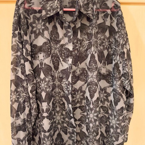 Ciel Concept Caledeiscope Lace Shirt grey new