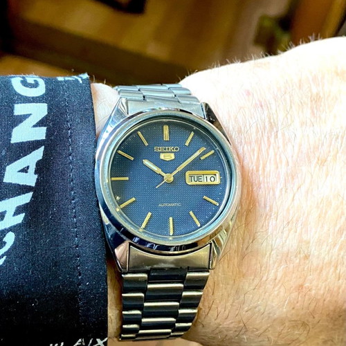 Seiko 5 N18 automatic vintage watch 1970s